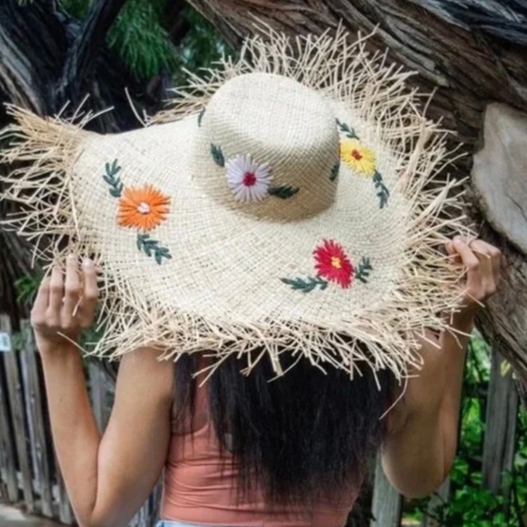 Hat Attack NWT Charlotte straw hat - Picture 1 of 8